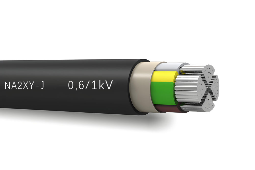 NA2XY Cable Aluminium XLPE PVC – 0.6/1kV