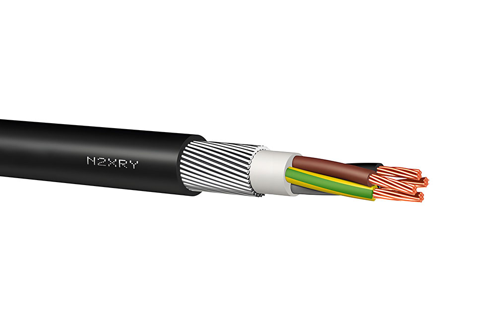 N2XRY Cu/XLPE/PVC/SWA/PVC 0.6/1kV Cable