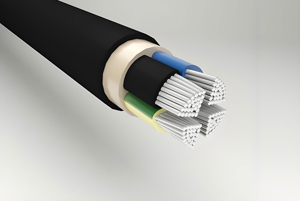 NAYY Aluminium Conductor PVC PVC 0.6/1kV Cable